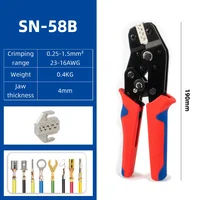 Multi Jaw Crimping Pliers Kit for Automotive Plug-in Crimping Pliers  Bare Terminals Insulated Terminals Tubular Terminals 2