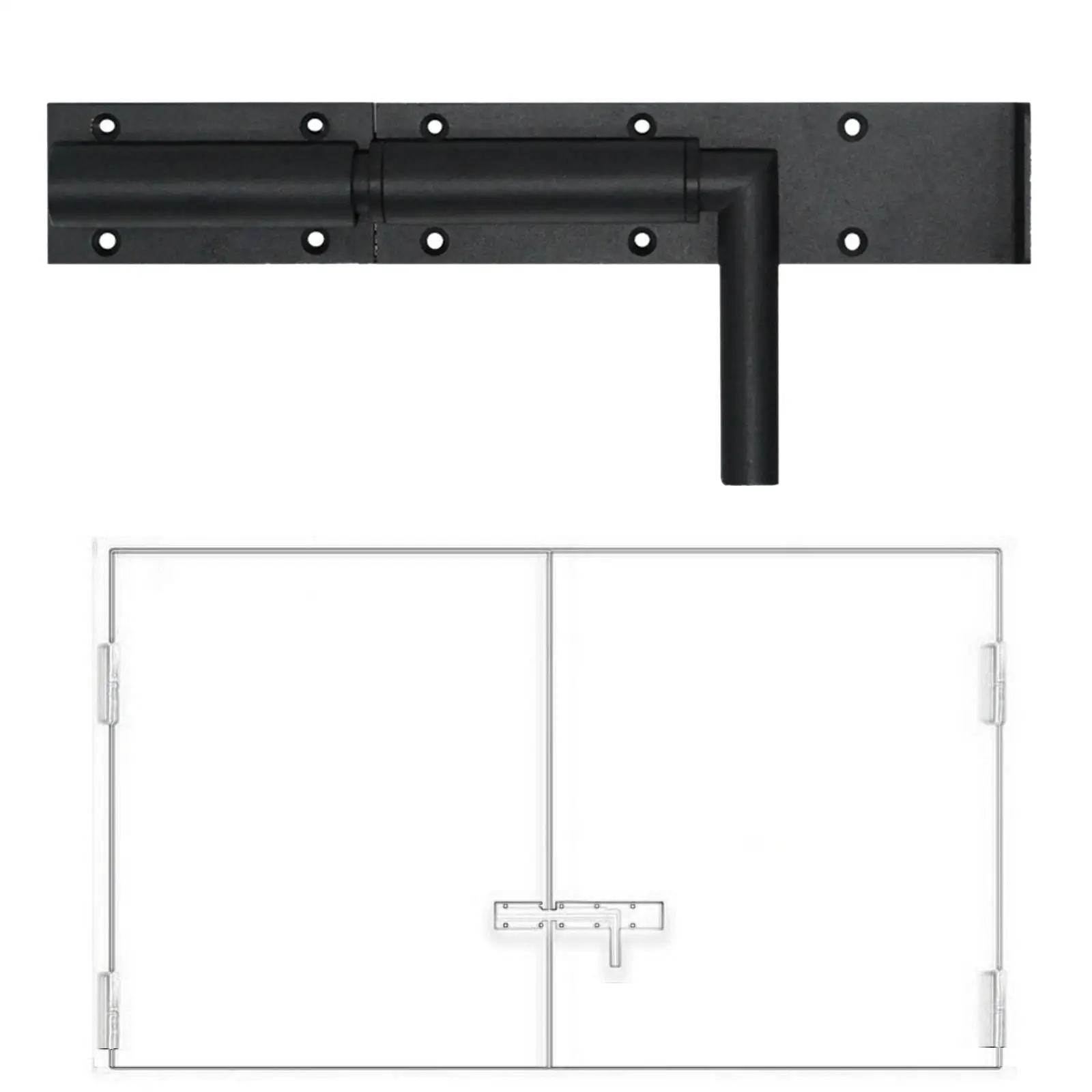 Bolt Latch Yard Garden Gate Multipurpose Hardware Slide Latch Lock Bolt