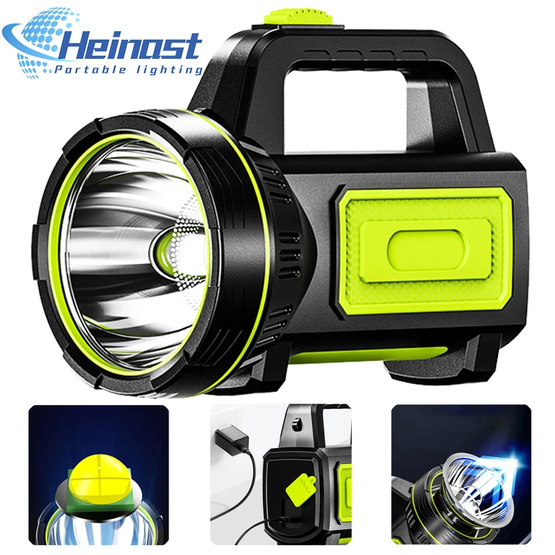 

LED Ultra Bright Flashlight Strong Light Multifunctional Rechargeable Torch Portable Searchlight Outdoor Emergency Light 1500mAh