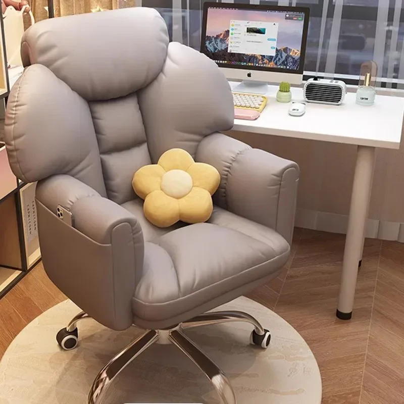 

Adjustable Executive Office Chair Cover Waterproof Luxury Leather Office Chair Design Extension Chaise De Bureau Home Decor