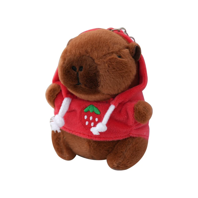 Capybara Plush Toy Doll Keychain Pendant Bag Hanging Ornaments Car Desktop Ornaments
