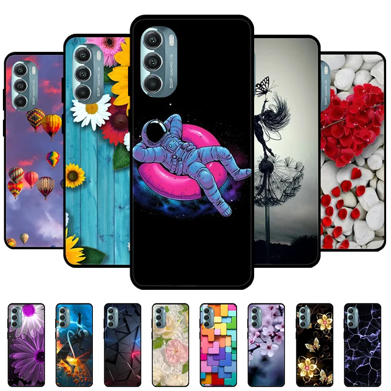 Lion & Wolf Black Silicone Soft Back Protective Case - Sleek & Stylish Cover