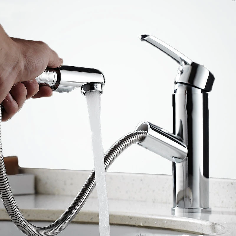 Kitchen Sprayer G1/2 ABS Chrome Finished Pull Out Shower Head Replace Spout For Basin Sink Tap Accessories
