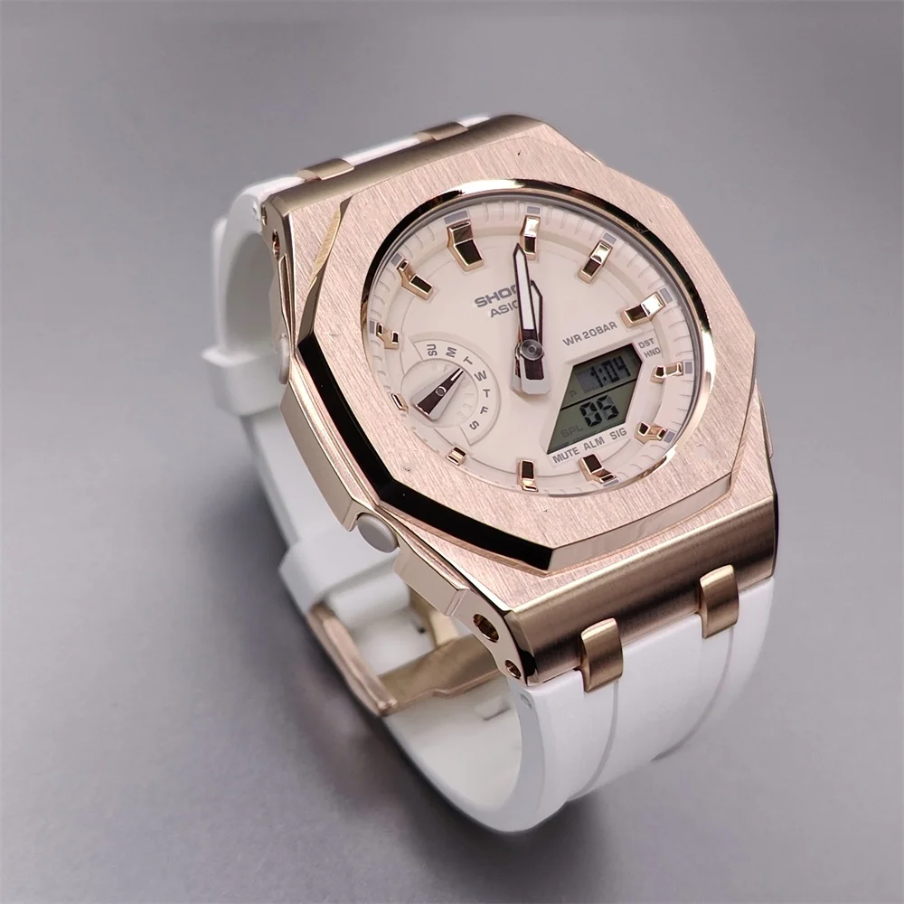 Фото Ремешок для часов Hontao Casioak GMA-S2100 из нержавеющей стали №5