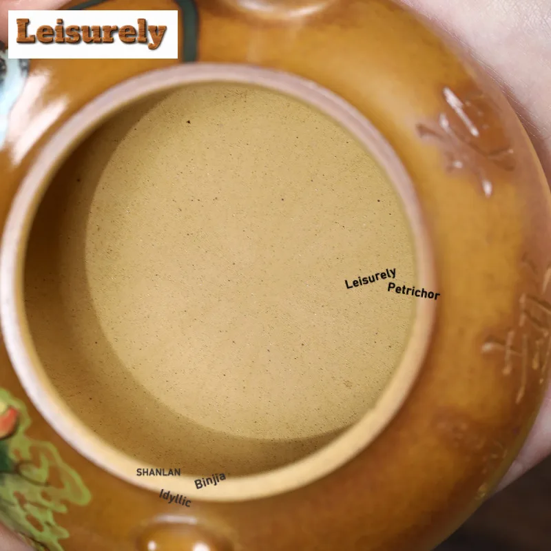 200ml Luxury Yixing Purple Clay Teapots Handmade Lotus Pot Raw Ore Wood-fired Porcelain Mud Kettle With Strainer Zisha Tea Set