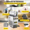 VEVOR 15L Commercial Slushy Machine Singel Tank Margarita Machine Stainless Steel Frozen Drink Machine Perfect for Cafes Bars 1