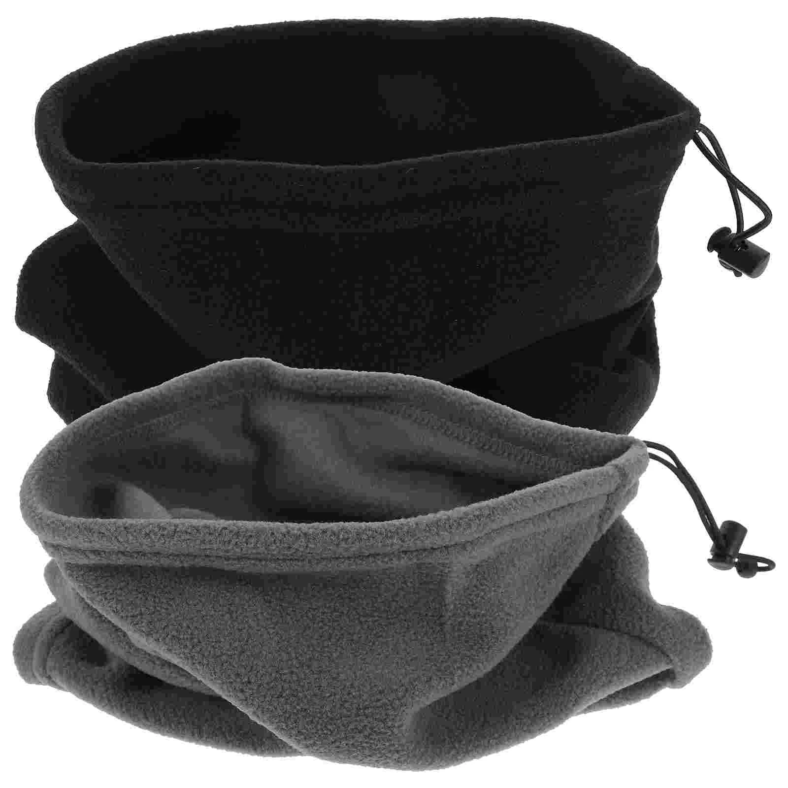 

2 Pcs Headscarf Winter Neck Gaiter Cover Keep Warm Fishing Mask Hiking Outdoor Men and Women