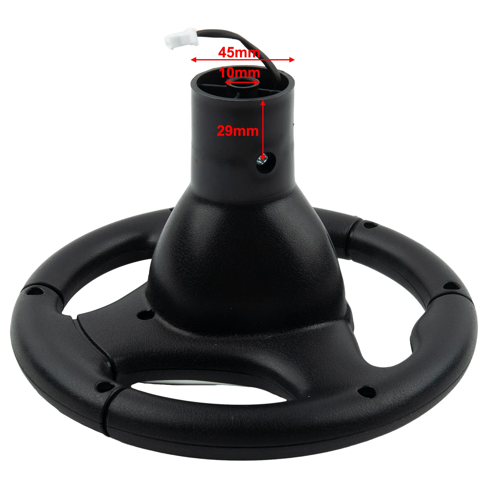 Electric Car Steering Wheel Accessory for Children's Use - Durable and Practical