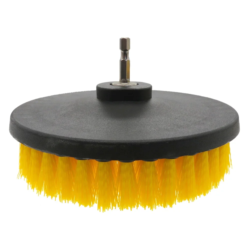 1 Pcs 6 Inch Power Scrubber Cleaning Brush with M14 Thread Drill Adaper for Cleaning Carpets Kitchen and Bathrooms Car Interiors 3