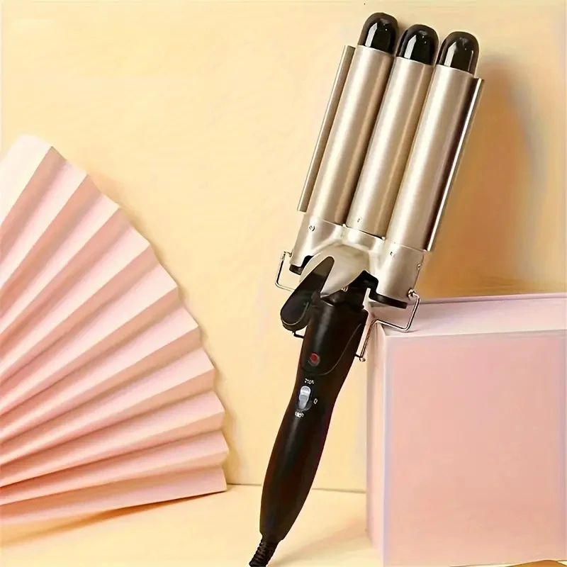 Profesyonel Saç Araçları bukle makinesi Seramik Üçlü Namlu Saç Şekillendirici Saç Waver Şekillendirici Araçları Saç Maşaları Elektrikli Curling