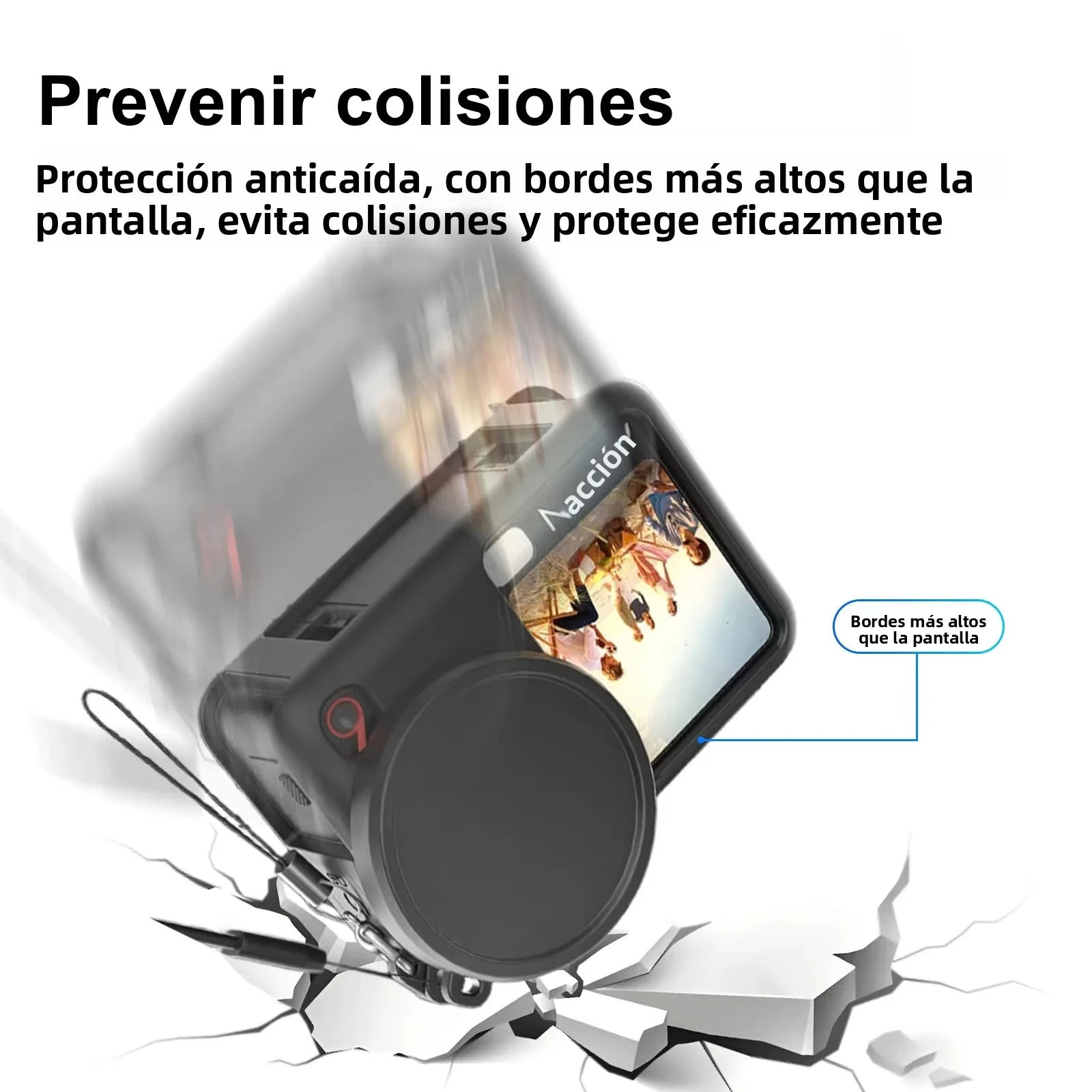Silicone Protective Carrying Case with Screen Protector & Lens Cap Storage Bag