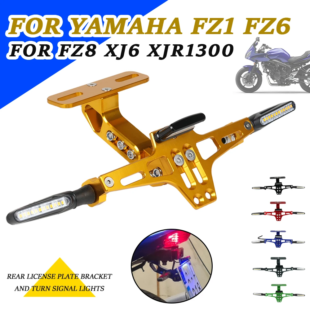 Accessori Moto Targa Posteriore Supporto Staffa Parafango Kit Eliminatore Per Yamaha Fz6 Fazer Fz8 Fz1 Xj6 Xjr 1300 Xjr1300