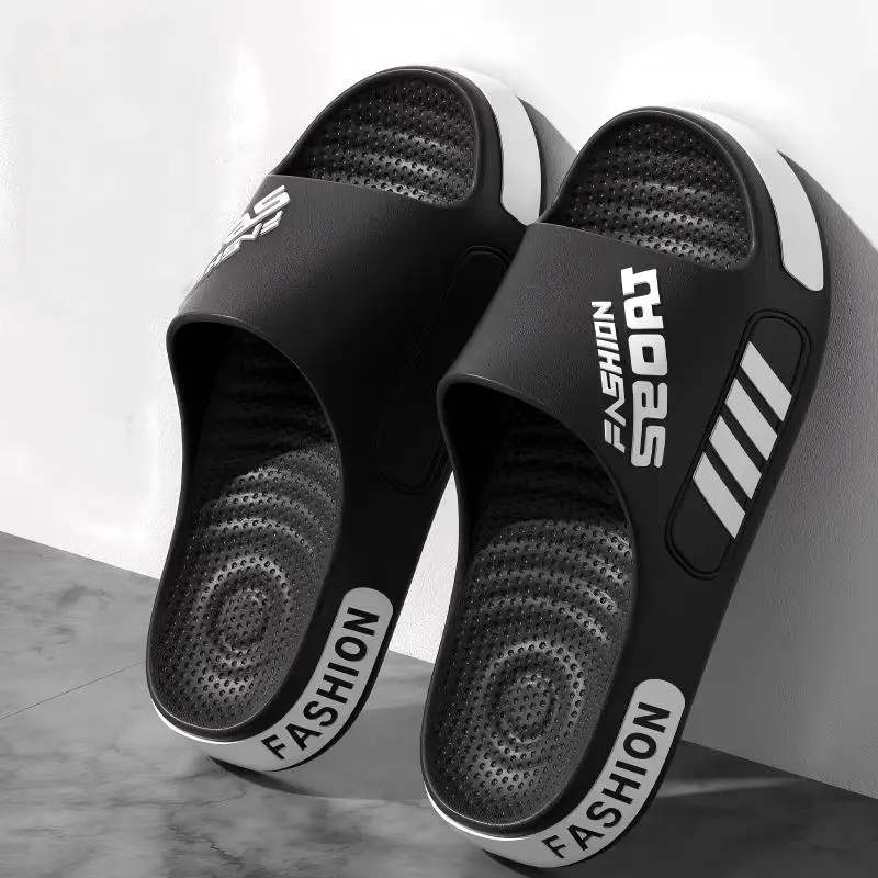 Men's and Women's Professional Design Large Size Eva Slippers Trendyy Student Couple Slippers Outdoor Wear Non-Slip Slippers Women's Summer