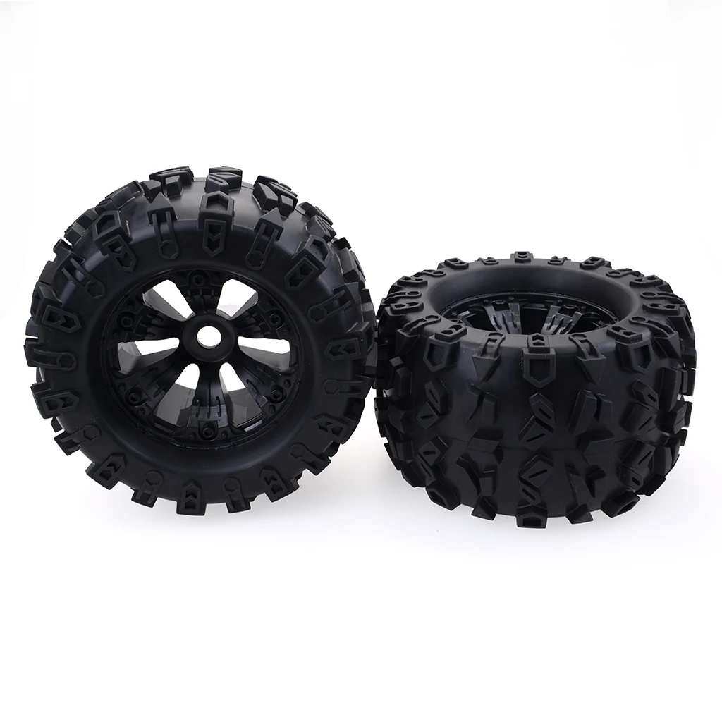 Rc Cars Accessories 1/10 Monster truck wheels tires for HPI HSP 12mm adapter Remote Control Cars Parts Hub And Tire