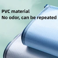10pcs, A3 Mesh Zipper File Bag,5 colors, waterproof plastic file Bag for organizing school and office supplies, cosmetics, trave 4
