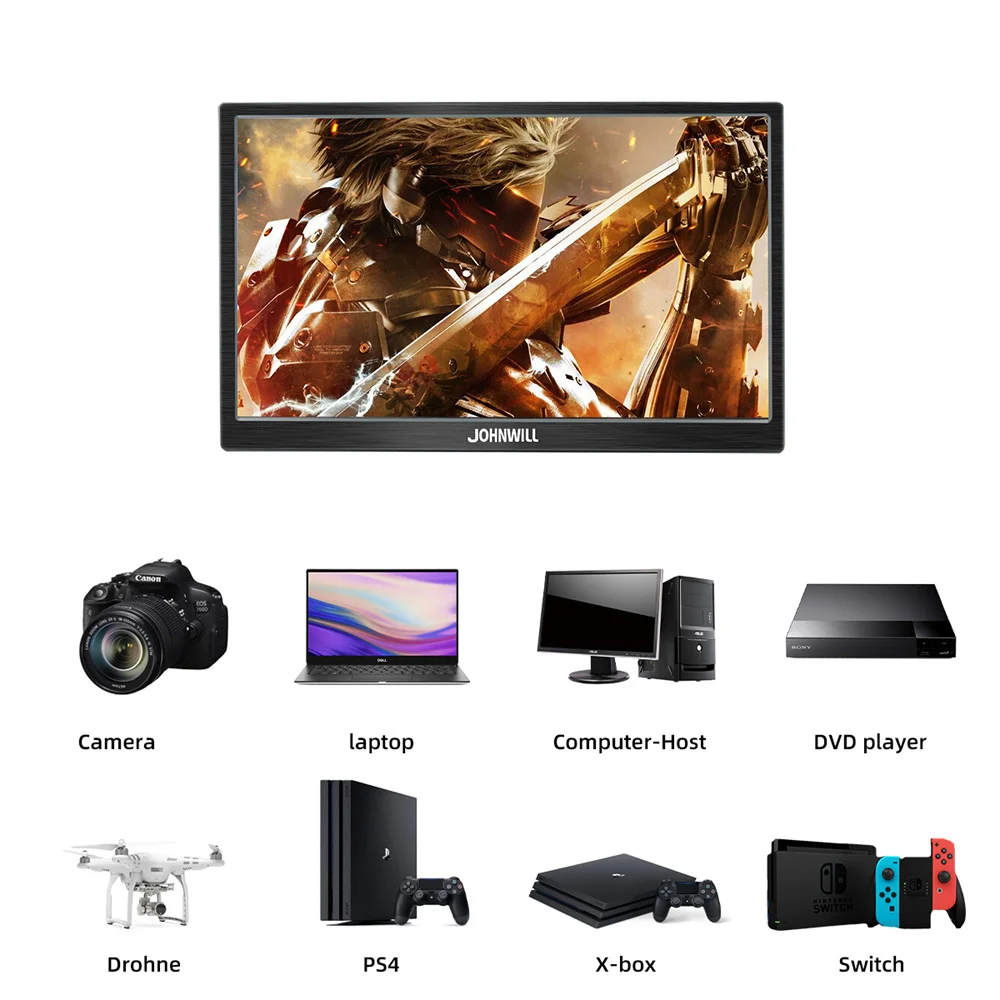 15.6 ġ ޴  IPS 1080P LCD г ȭ ÷ ǻ PC   Ʈ PS5 ġ XBOX,  
