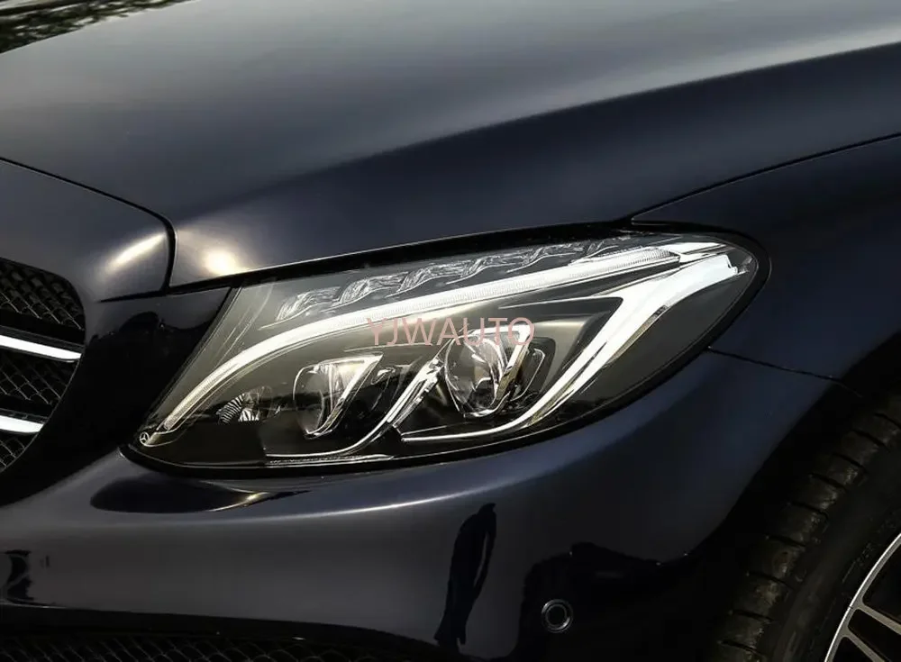 車のヘッドライトレンズカバー,メルセデスベンツw205 c180 200 260l