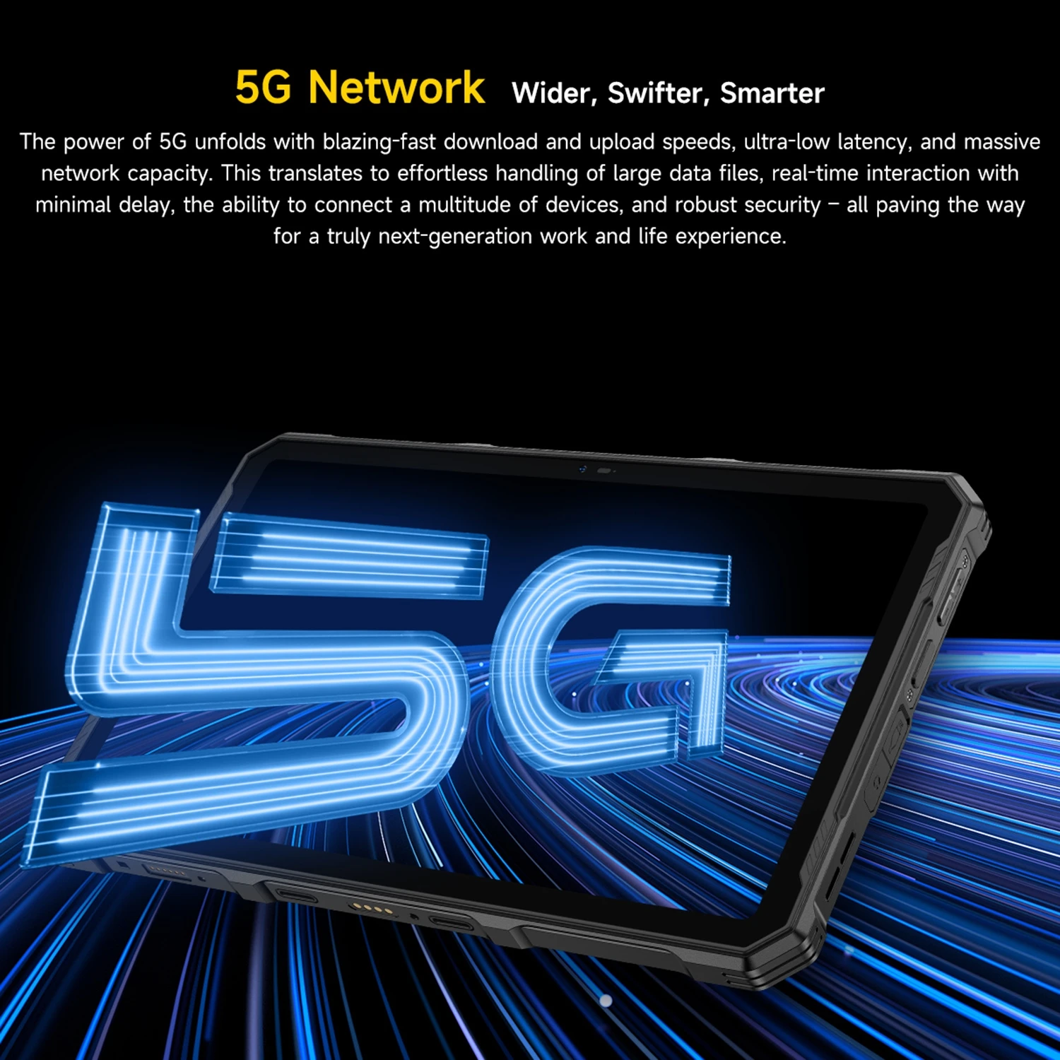 Ulefone Armor Pad 4 Ultra Rugged Tablet PC 8GB+256GB Thermal Version 10.36 inch Android 14 MediaTek Dimensity 6300 Octa Core 5G