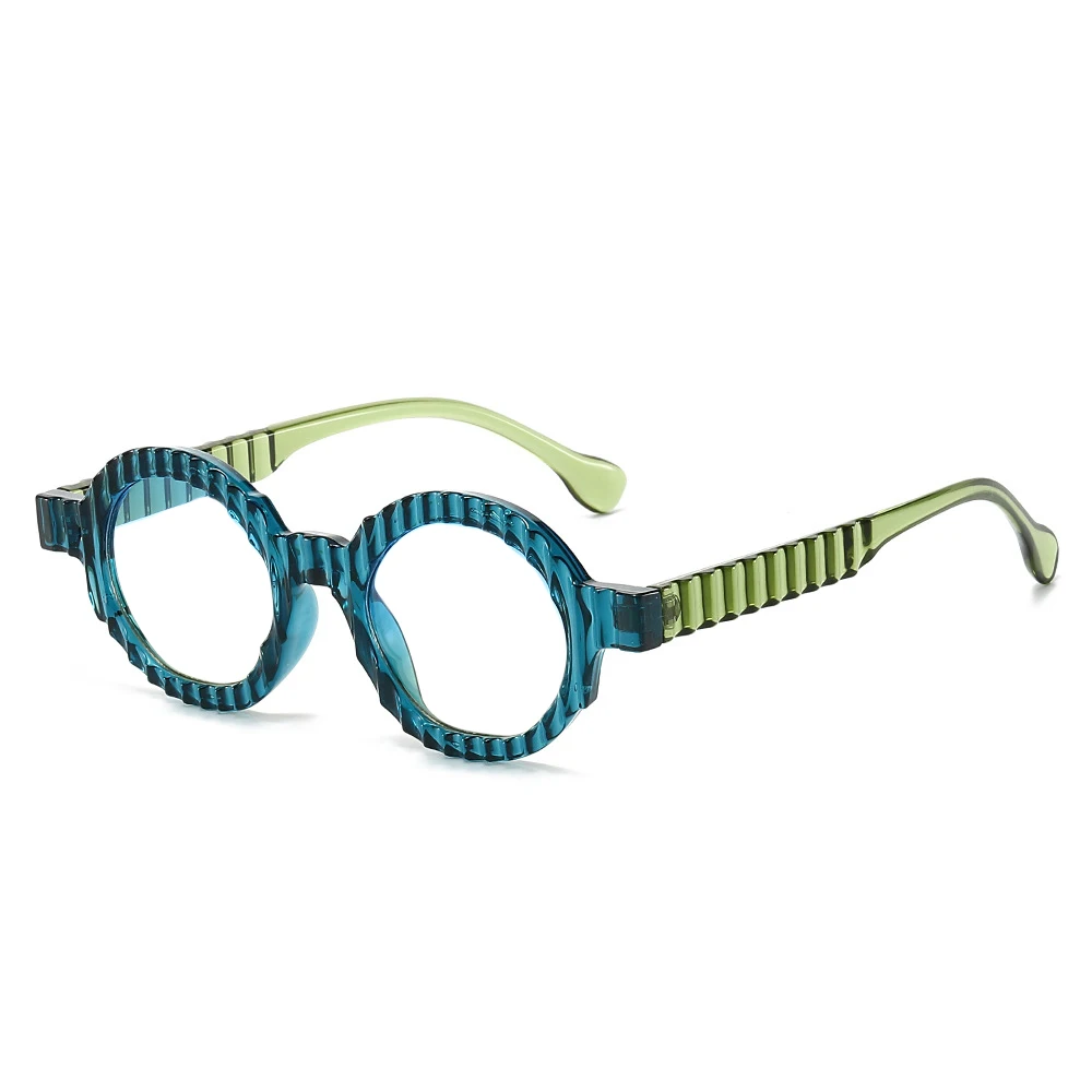 R57504 Runde Casual Retro Brille Rahmen Frauen Männer Trendy Optische Presbyopie Brillen Anpassbare Rezept Brillen – Detail 3