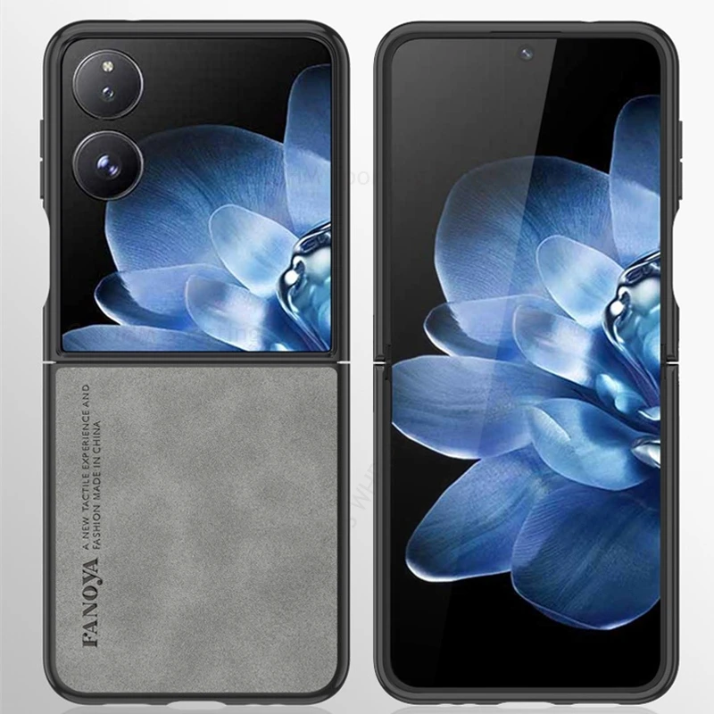 Sheepskin Matte Leather Ultra-Slim Flip Phone Case