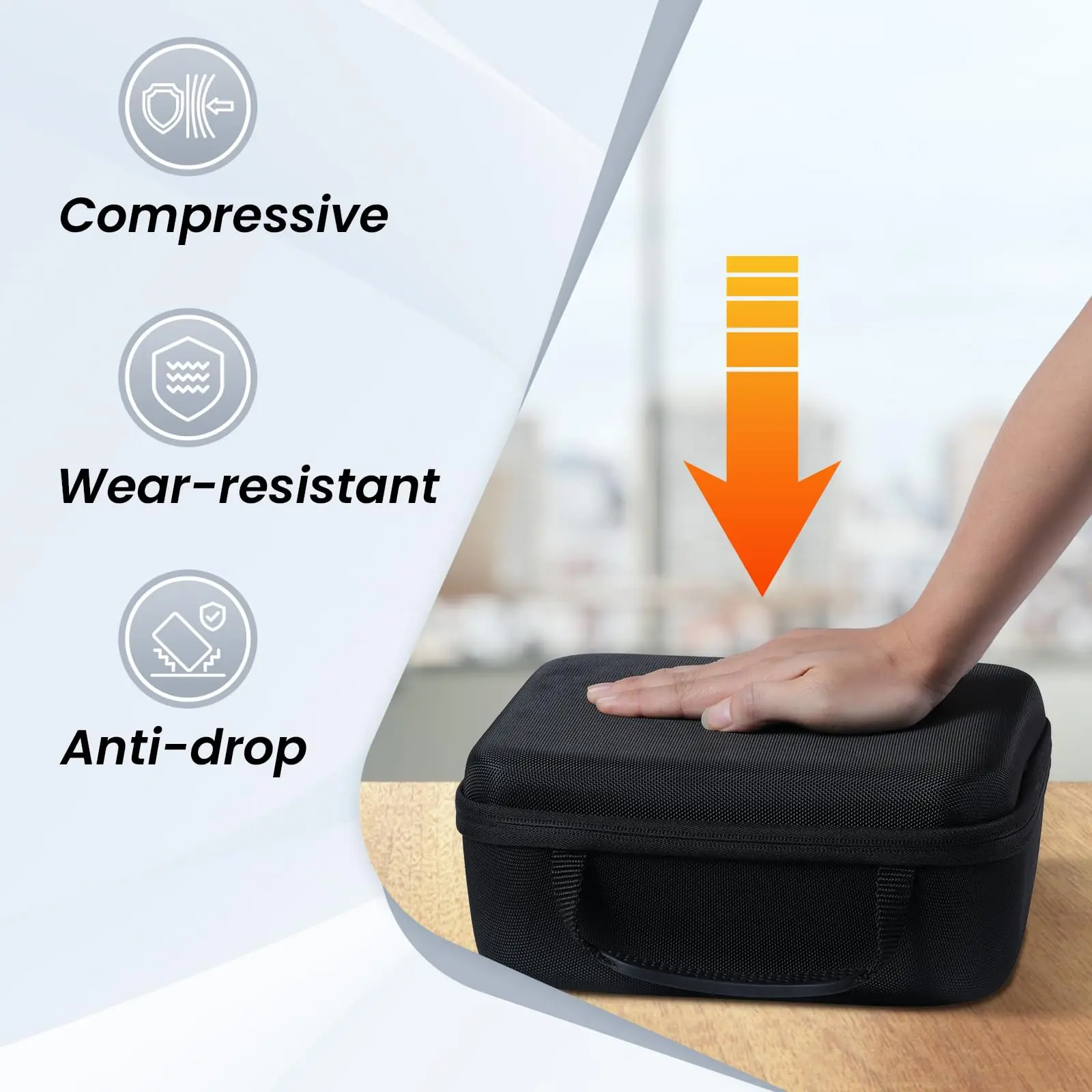 E1000 PRO 라벨 프린터와 호환되는 케이스 가방, 스티커 메이커 라벨러 정리 가방