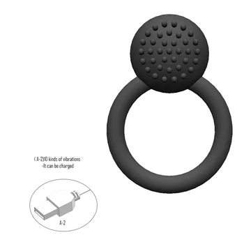 Penis Ring Vibrating Cock ring Vibrator Dick Erection Delay Premature Ejaculation Long Lasting Erotic Sex Toy For Men Ball Train 4