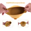 Bowl Lid Spoon Set Baby Suction Dinner Bowl Durable Waterproof Baby Silicone Suction Plate Non-Slip 400ML Feeding Tableware