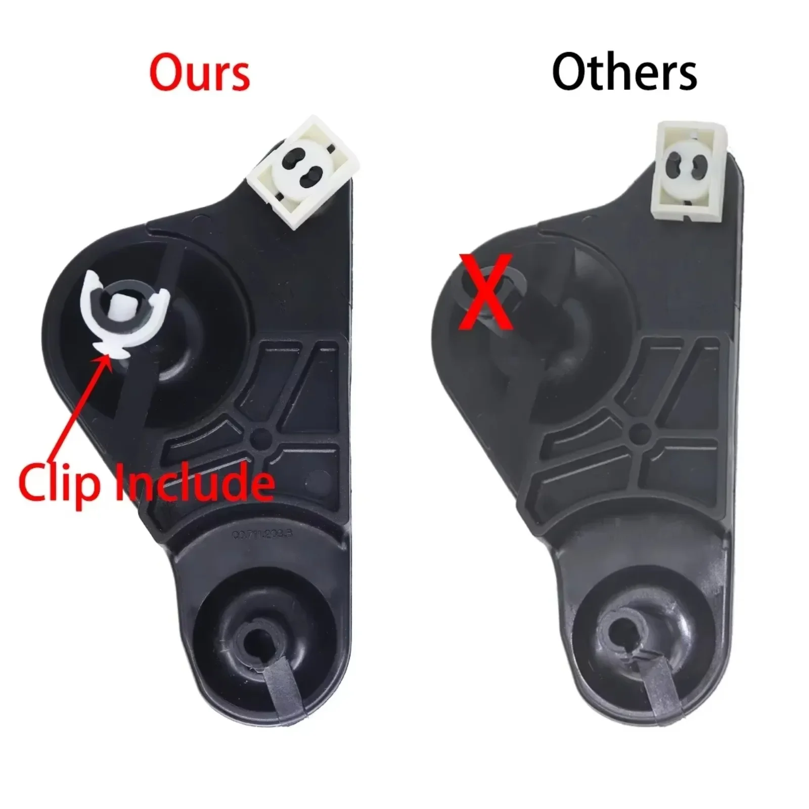 Relay Lever & Retaining Clip Manual Gearstick Shifter Selector Linkage End Bracket Replacement Part 6R0711202 For VW Polo 2010 -