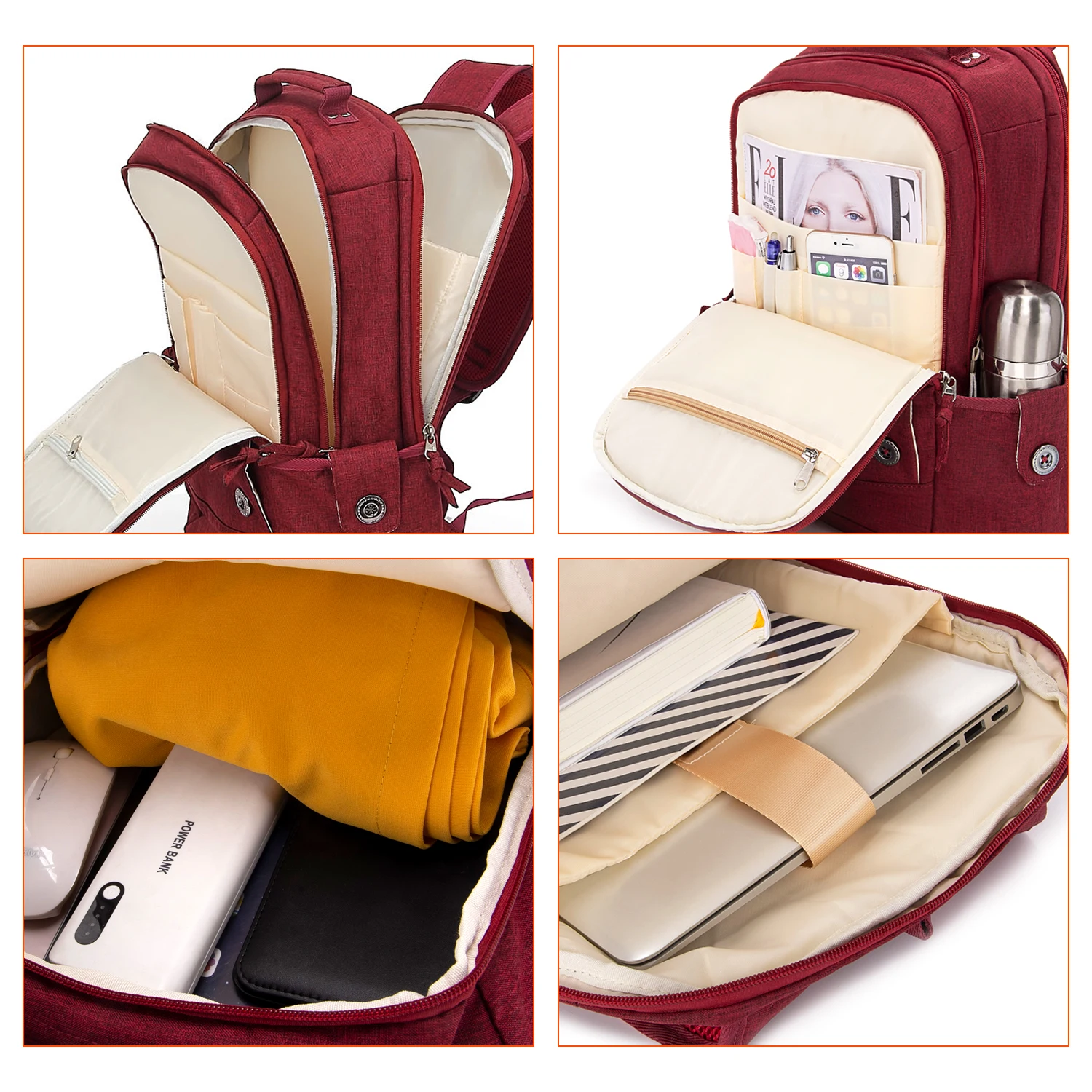 Fashion Casual Laptop Backpacks High Capacity Business Travel Waterproof Air Cushion Belt Shoulder Bags Laptop Backpacks