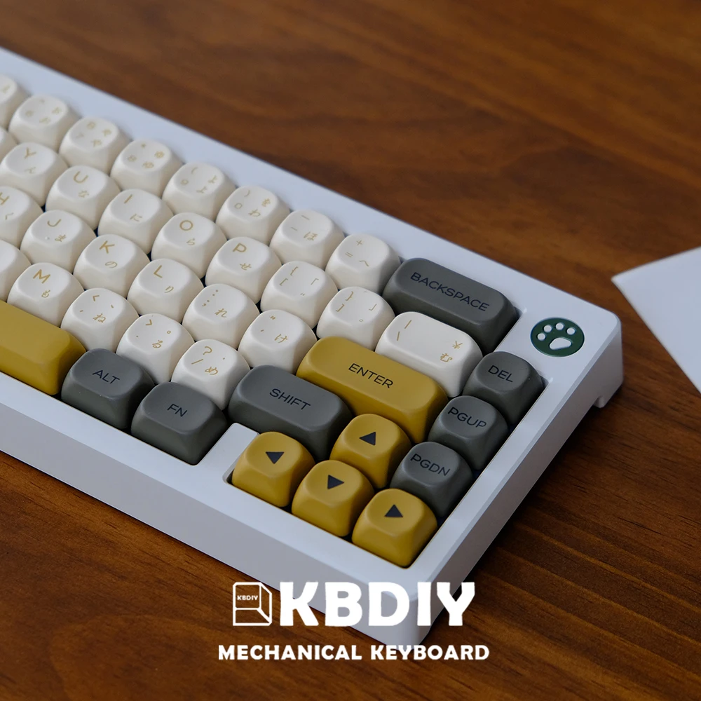 perfil KA, PBT, Glimmer, retro, Mac, japonês, K500, 142 chaves