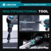 LIBRATON Impact to 1/4 Hex Converter 1/2 3/8 1/4“ Drive Female to 1/4" Hex Adapter Impact Wrench Adapters for Impact Bit Holders 5
