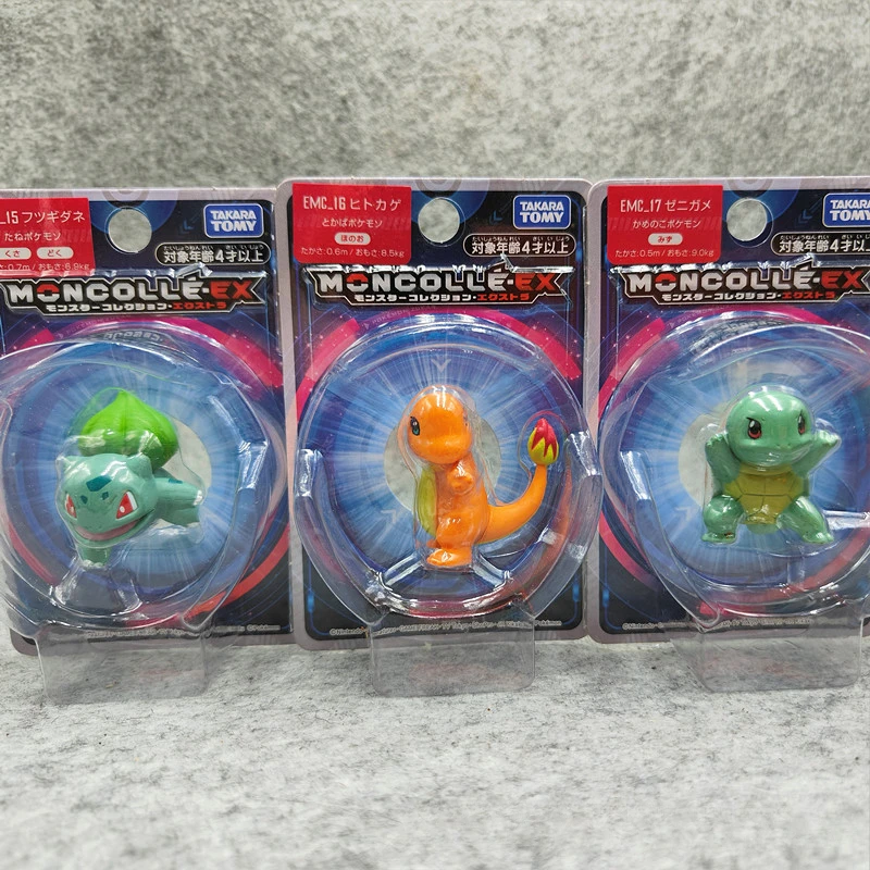 

Pokemon 4-5CM Model Charmander Bulbasaur Squirtle Action Figure Desktop decoration Model Toys Children's Christmas Birthday Gift