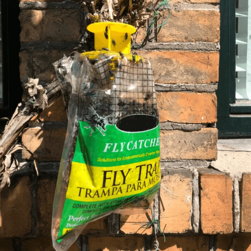 Hanging Fly Trap Disposable Insect Bug Attract Fly Catcher Bag Mosquito Trap Catcher Wasp Killer Flie for Outdoor