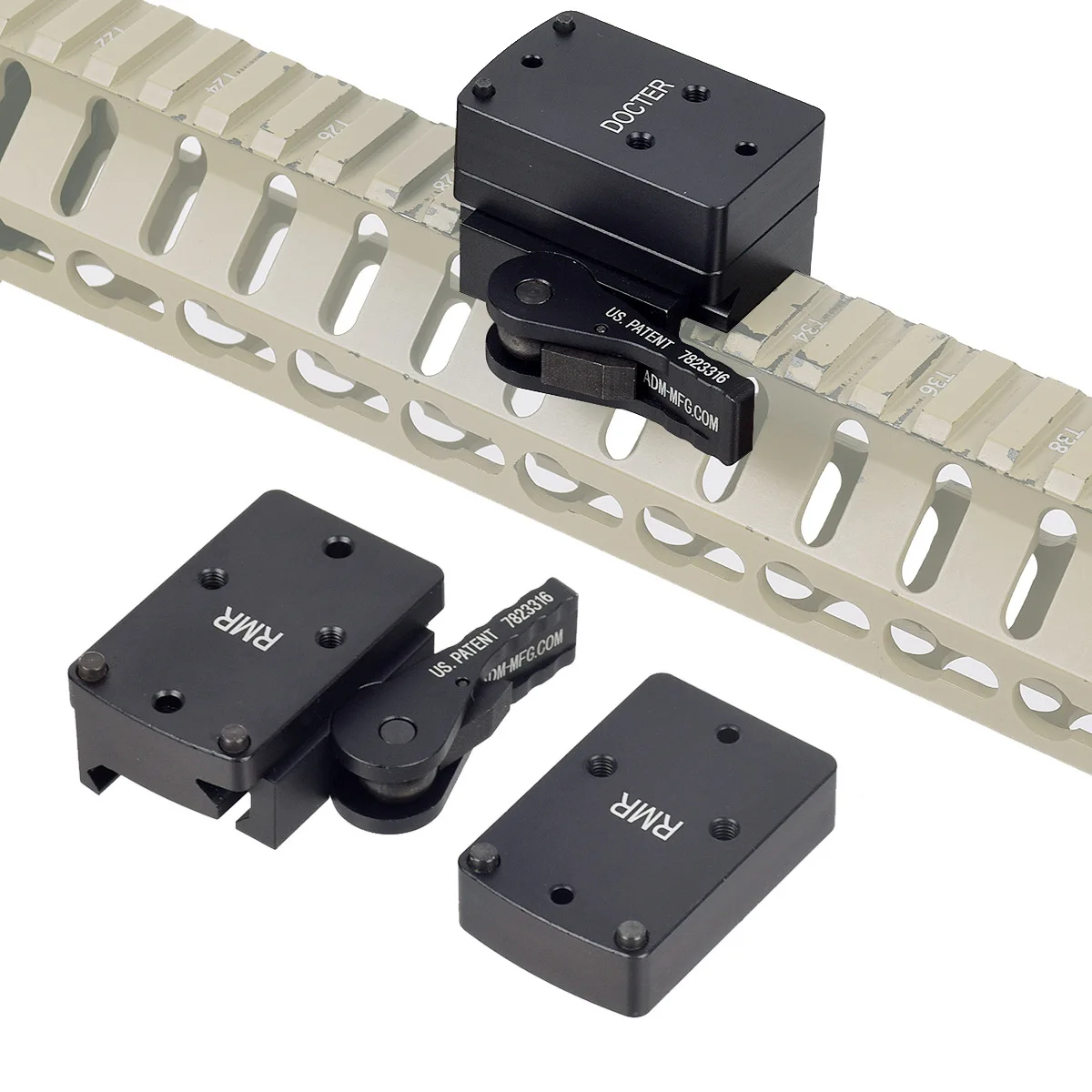 

RM QD крепление с подставкой для RMR Mini Red Dot Sight автоматический замок подходит для 20 мм планки Вивера Пикатинни