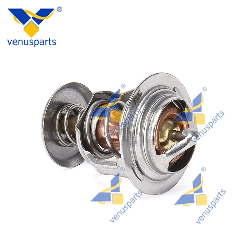 1A021-73010 Thermostat 71℃ for KUBOTA 1G924-73010 D722 D950 D1503 D1105 V1902 V1903 V2003 V2203 V3800