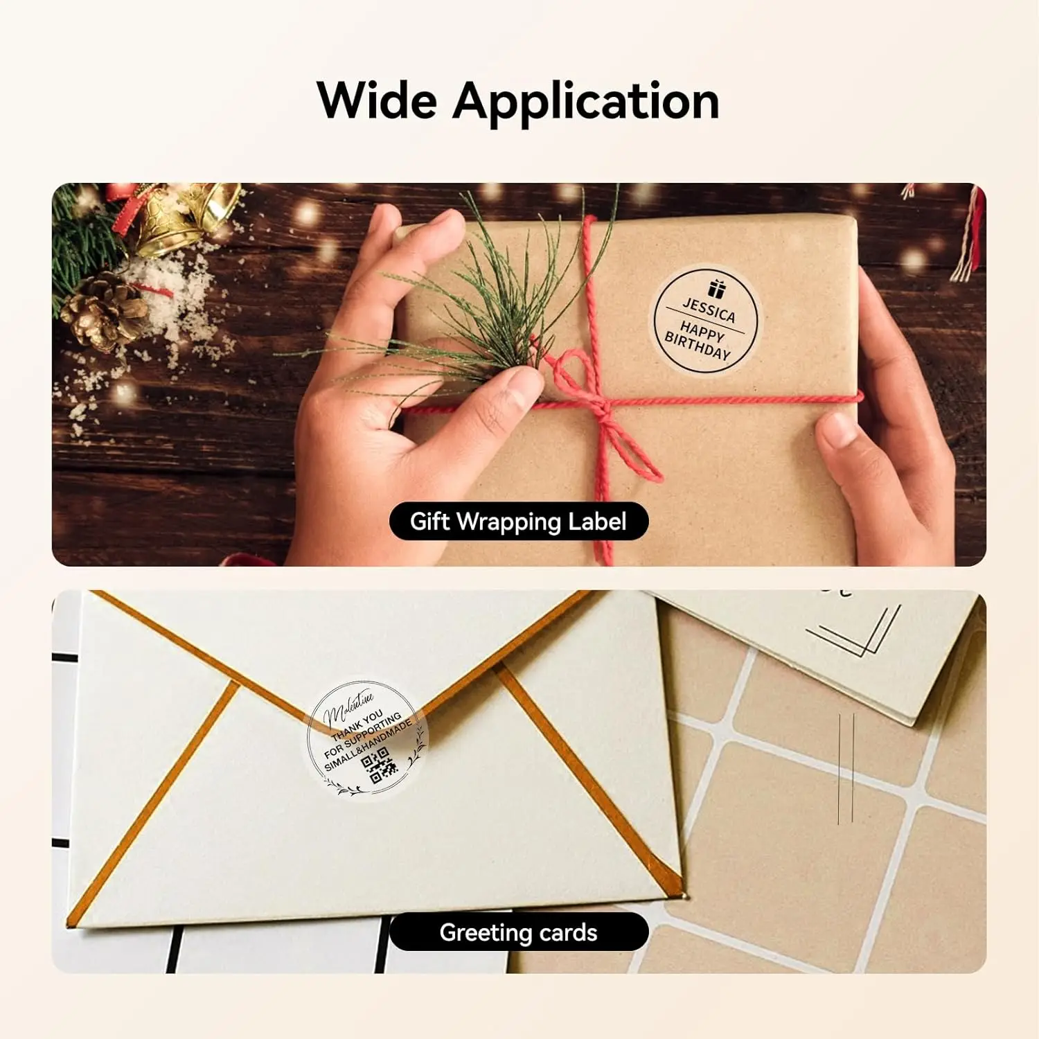 NiiMBOT White Round Color Label Sticker Self-adhesive Paper Thermal Waterproof Digital Number Cake Sealing Roll f B21 B1 Printer