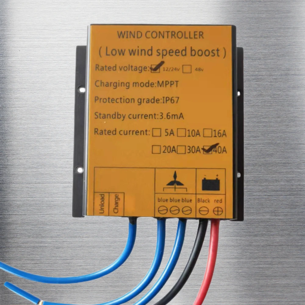 High Efficient 2000W DC 48V IP67 Water proof MPPT Charge Controller Wind Turbines Generator Battery Charge Controller Regulator