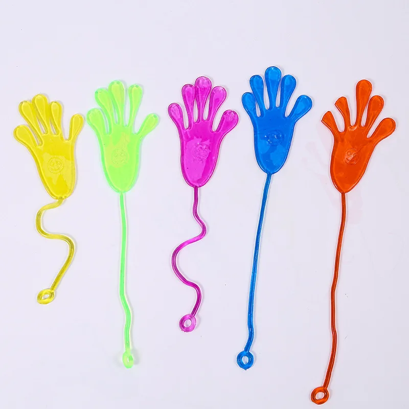 

10Pcs Elastically stretchable sticky palm Climbing Tricky hands toys