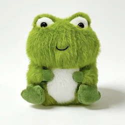 Children's Cartoon Animal Plush Toy - Cute and Soft Stuffed Doll for Girls' Gift and Decor (Frog)