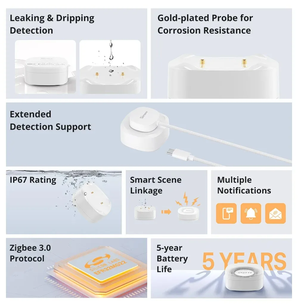 Zigbee Bridge Ultra Matter Zbbridge-U SNZB-06P SNZB-03P SNZB-04P ZBMIMI L2 Swi