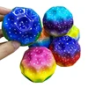 12Pcs Useful Hole Ball Soft Bouncy Ball Anti Fall Moon Shape PU Extreme High Bouncing Ball for Kids Outdoor Games Sports Toys 1