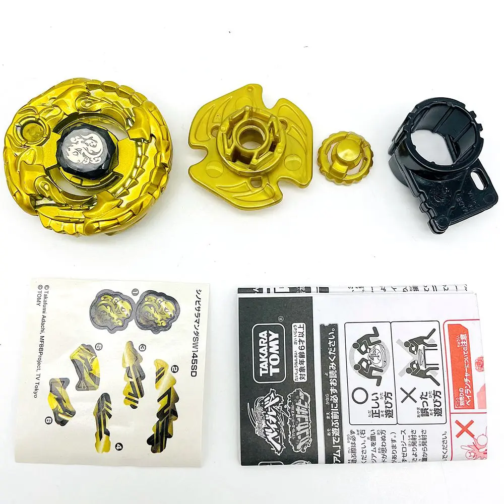 takara-tomy-beyblade-ниндзя-Саламандра-shinobi-saramanda-sw145sd-золотой-wbba-g1-1-й-приз-ноль-г-shogun-сталь