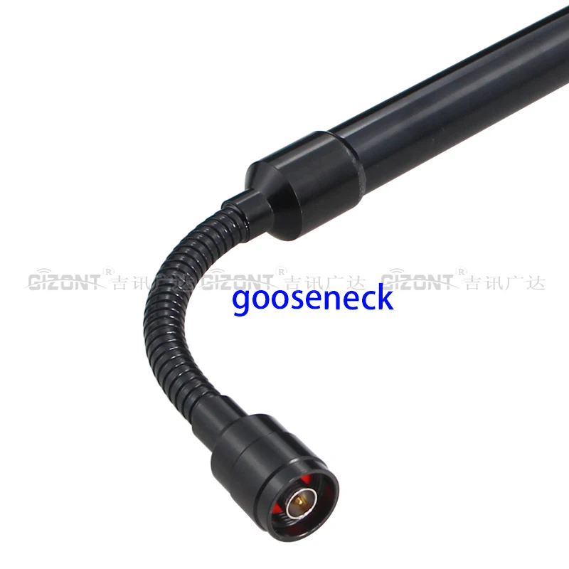 LoRa 구즈넥 안테나, 유연한 868MHz 915MHz 유리 섬유 안테나, SMA TNC N 수 헬륨 NB-IOT 디지털 변속기, 고이득