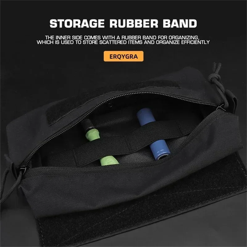 ERQYGRA Tactical Hunting Bag Chest Drop Pouch Vest Magazine Molle System Airsoft Paintball Accessories CS Shooting Equipment 4
