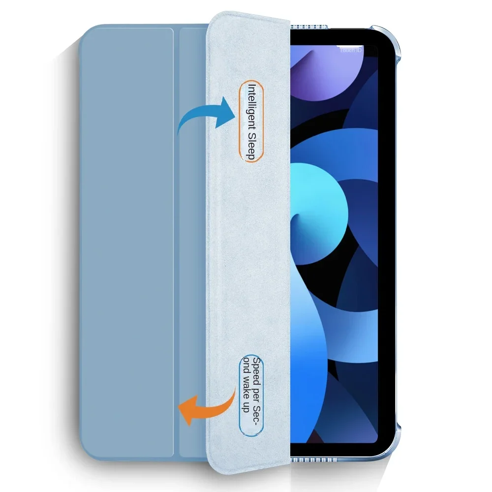 Capa Traseira Fosco Semi Transparente para Ipad Novo Air11 Pro 13 Mini Ipad 10th Air1 ° Pro11 Pro12.9 2023 - Imagem 6
