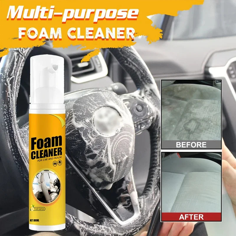 Advanced Multifunctional Interior Foam Cleaner for Leather and Upholstery Cleaning