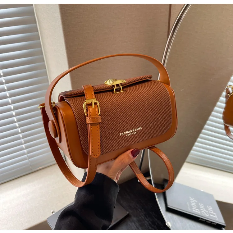 Mini Square Crossbody Bag - Luxury Designer Handbag Box Shape Satchel