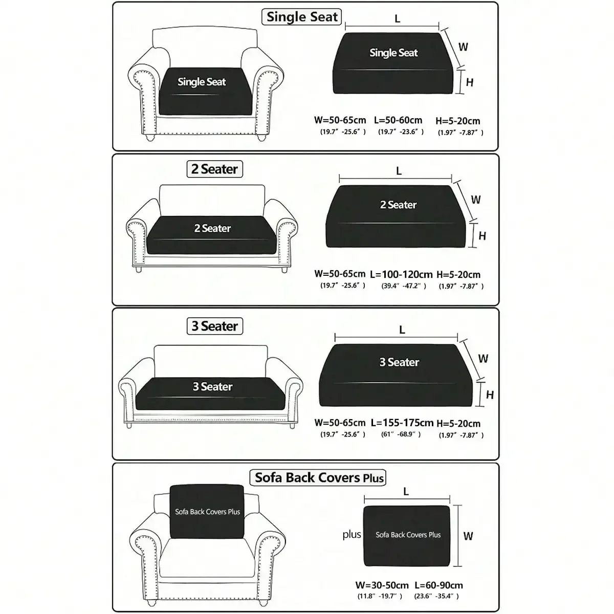 1pc Water-Reststant Polar Fleece Outdoor Sofa Covers, 230gsm Sofa Cushion Cover, Multiple Colors Available 5