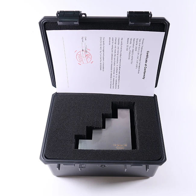 4 step ULTRASONIC BLOCK 304 stainless steel TEST BLOCK 1.0 2.0 3.0 4.0 inch