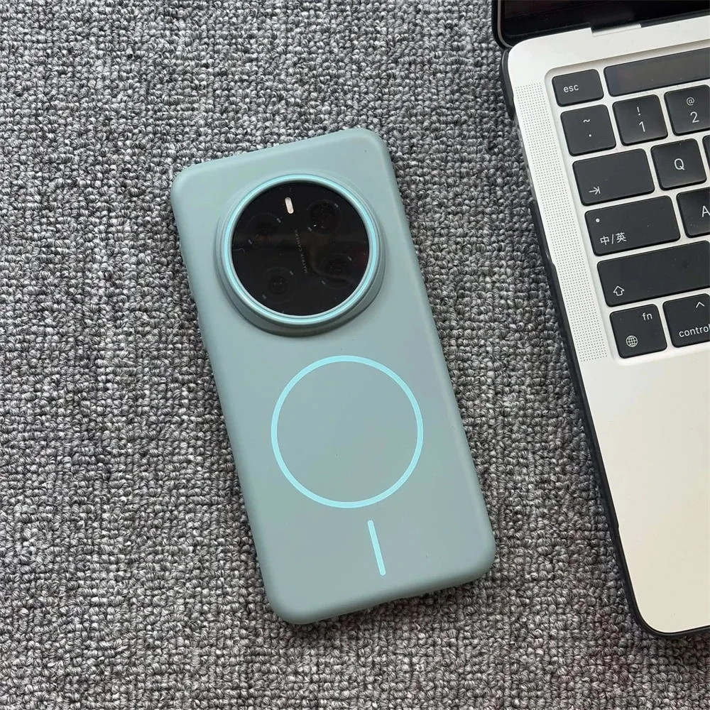 Enhanced Magnetic Ultra-Thin Matte Case for Wireless Charging - Colorful Hard PC Finish